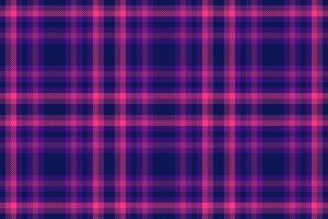 Textile check of texture pattern background with a fabric seamless plaid tartan. vector