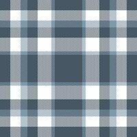 Plaid check pattern. Seamless fabric texture. Tartan textile print. vector
