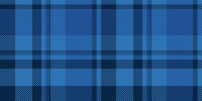 Shop seamless texture plaid, comfort tartan pattern fabric. Styling check background textile in cyan and blue colors. vector