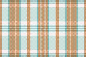 Seamless textile of plaid check tartan with a texture fabric pattern background. vector