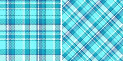 Seamless check of texture plaid textile with a tartan background pattern fabric. vector