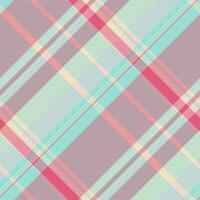 Plaid check tartan of pattern texture background with a textile seamless fabric. vector