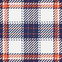 Textile design of textured plaid. Checkered fabric pattern swatch for shirt, dress, suit, wrapping paper print, invitation and gift card. vector