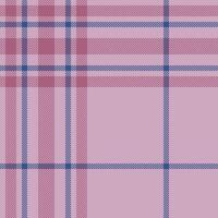 Plaid check pattern. Seamless fabric texture. Tartan textile print. vector