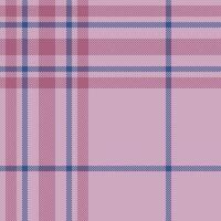 Plaid check pattern. Seamless fabric texture. Tartan textile print. vector