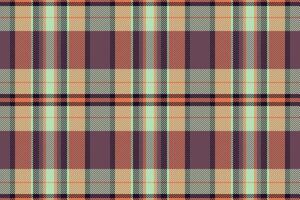 Panjabi check tartan fabric, checked pattern plaid. Festive texture seamless textile background in light and pink colors. vector