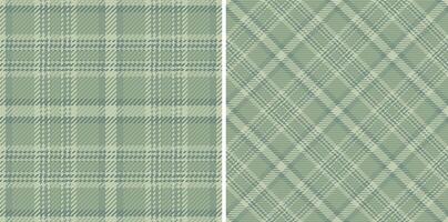 Plaid textile fabric of background pattern seamless with a check texture tartan. Set in earth colors. Textured wall paint. vector