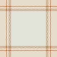 Plaid check pattern. Seamless fabric texture. Tartan textile print. vector