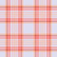 Tile seamless check fabric, grungy textile tartan pattern. Pastel plaid texture background in light and white colors. vector
