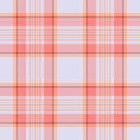 Tile seamless check fabric, grungy textile tartan pattern. Pastel plaid texture background in light and white colors. vector