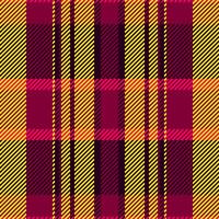 Tartan textile texture of fabric plaid seamless with a background pattern check. vector