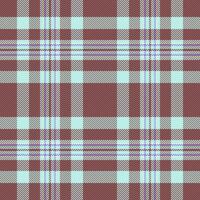 Cotton fabric texture check, aesthetic pattern textile. Striped plaid seamless tartan background in red and light colors. vector
