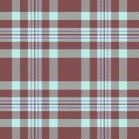 Cotton fabric texture check, aesthetic pattern textile. Striped plaid seamless tartan background in red and light colors. vector