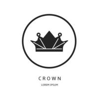 Logo design for business. Crown logos. vector