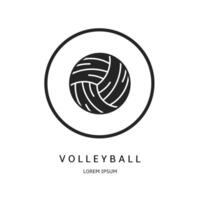 logo diseño para negocio. vóleibol logotipos vector