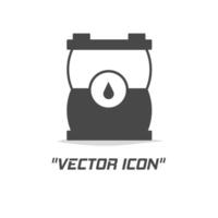 Oil barrel illustration icon. Template illustration design for business. vector