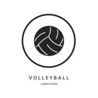 logo diseño para negocio. vóleibol logotipos vector