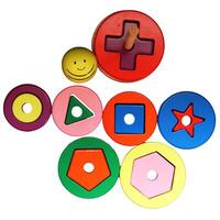 Product photography of a children block puzzle toy game photo