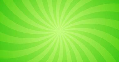 A Simple Gradient Smooth Curve Animation Of Green Swirl Light burst Effect Plain Animation Blank Horizontal Background video