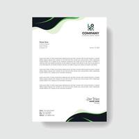 Professional And Creative Modern Corporate Business Letter Head Template. vector