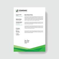 Professional And Creative Modern Corporate Business Letter Head Template. vector