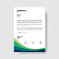 Professional And Creative Modern Corporate Business Letter Head Template. vector