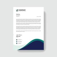 Professional And Creative Modern Corporate Business Letter Head Template. vector