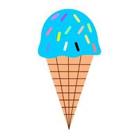 cone ice cream vector