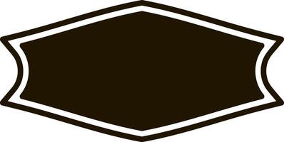 Stencil badge icon Frame border illustration vector
