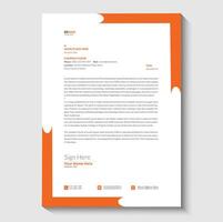 company letterhead design vector