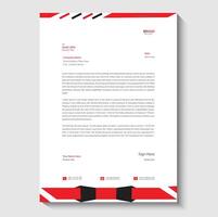 corporate letterhead design vector
