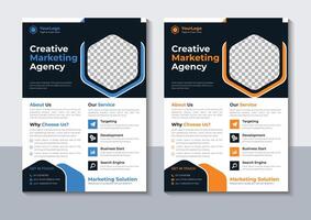 Modern Creative Flyer Design Template, Marketing, layout, Annual Report, Poster, Free vector