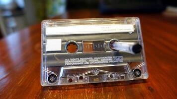 An audio cassette, a vintage object that still works very well photo