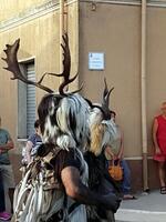 ancient rites, masks and traditions in Sardinia. photo