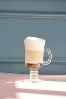 A Cup of Coffee on Wooden Table photo