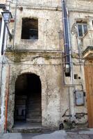 Sant'agata de Goti, Italy, Europe - July 21, 2019. old buildings in the historic center photo