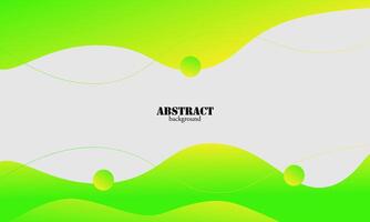 Modern colorful template banner background with geometric elements and gradient green color. Design with liquid form. Eps10 vector