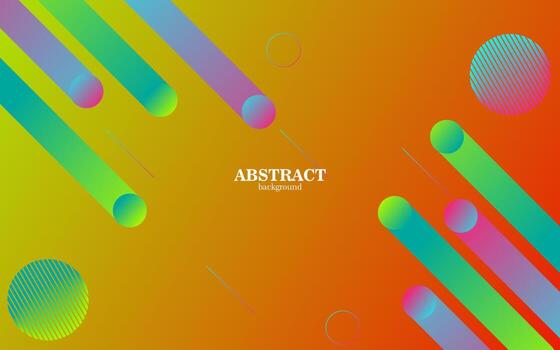 Minimal geometric background. Simple shape with bright color combination. Eps10 . vector