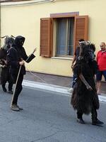 ancient rites, masks and traditions in Sardinia. photo