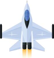 F 16 combatiente chorro icono vector