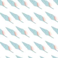 Seamless pattern with sea shells. Summer seamless pattern vector