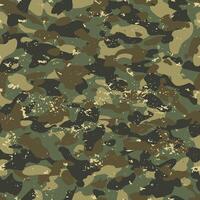 militar textura camuflaje sin costura vector