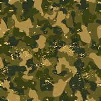 Camouflage grunge military army fabric style texture vector