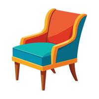 Illustration of Fir Chair on White Background vector