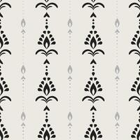 Damask seamless pattern. Elegant minimalistic texture for wallpapers, backgrounds, textile, fabric and page fill. vector