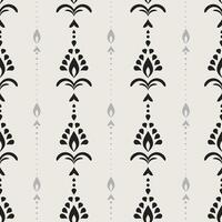 Damask seamless pattern. Elegant minimalistic texture for wallpapers, backgrounds, textile, fabric and page fill. vector