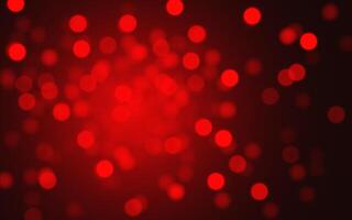 Red color bokeh soft light abstract background, eps 10 illustration bokeh particles, Background decoration vector