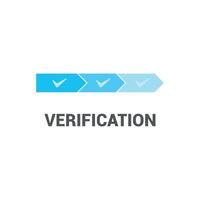 Assessment chain tick design , stepwise assessment, ferrication. vector