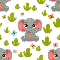 Cute lion colorful background seamless pattern vector