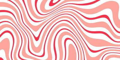 Retro pattern with wavy lines. Abstract background of pink lollipop texture. Marble fashionable backdrop for cover. vector